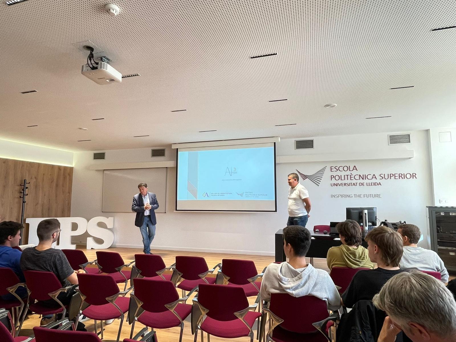 JORNADA DEL COL·LEGI DE L’ARQUITECTURA TÈCNICA DE LLEIDA PELS ESTUDIANTS DEL GATE DE LA UdL