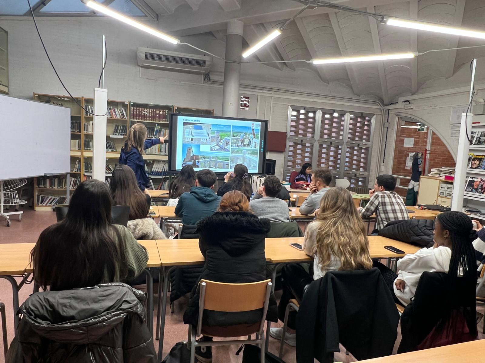 JORNADA DEL COL·LEGI DE L’ARQUITECTURA TÈCNICA DE LLEIDA PELS ESTUDIANTS DEL CICLE PROJECTES D’EDIFICACIÓ DEL IES TORRE VICENS