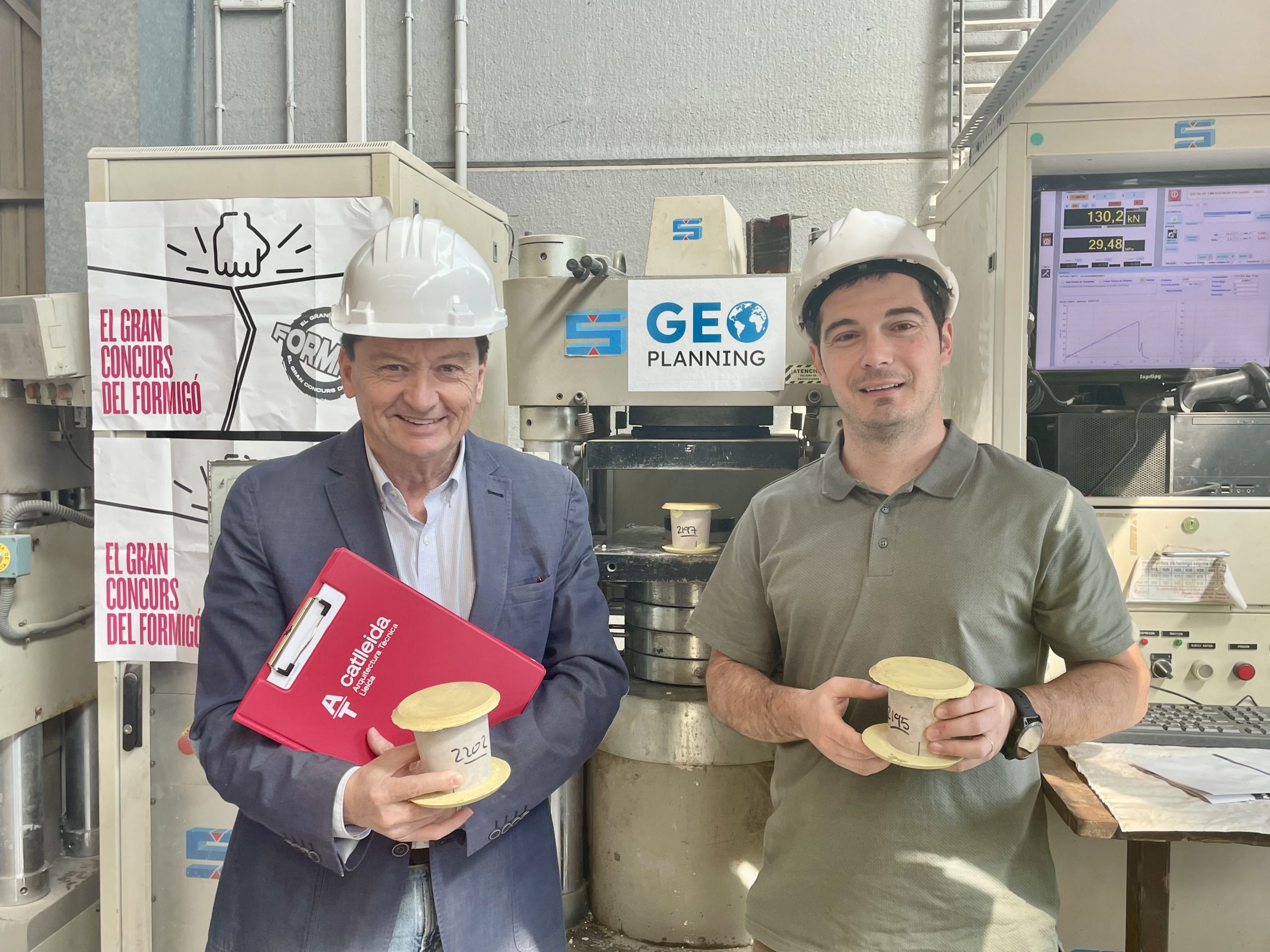 El laboratori Geoplanning, amb el Gran Concurs del Millor Formigó